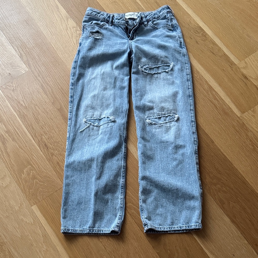 Abercrombie Kids Light Blue Relaxed Jeans